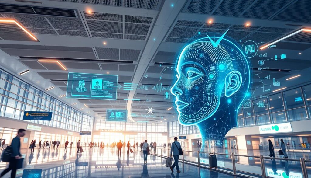 Futuro da tecnologia de reconhecimento facial nos aeroportos do Brasil com conceitos avançados