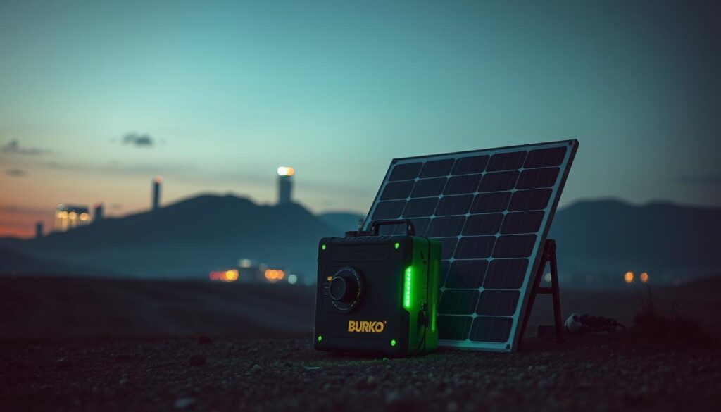 Imagem do Kit Solar Portátil Burko de 300W