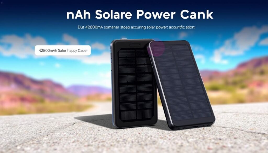 Imagem do Power Bank Solar Charger de 42800mAh